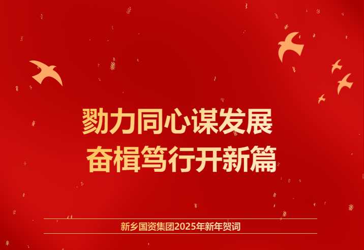 勠力同心谋发展 奋楫笃行开新篇——新乡国资集团2025年新年贺词